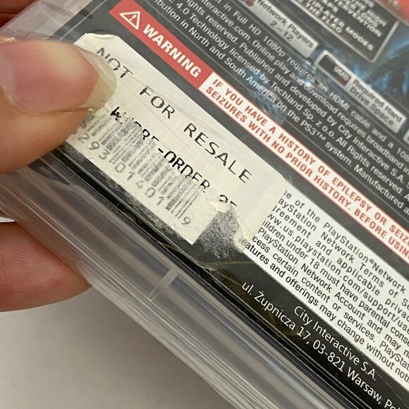 Sniper Ghost Warrior Sony PlayStation 3 PS3 Video Game M Mature Sealed Tears** - Picture 4 of 8